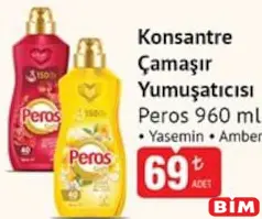 PEROS KONSANTRE ÇAMAŞIR YUMUŞATICISI 960 ML